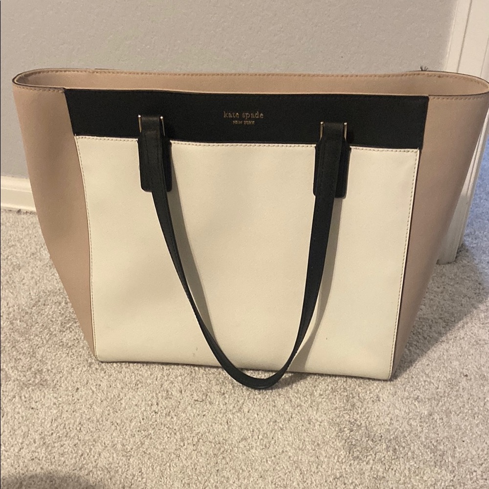 Kate Spade Black and White Tote Bag